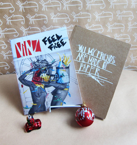 INTERNATIONAL: 2 Book Bundle: Vinz Feel Free & All My Friends Are Made Of Paper -- 60% off